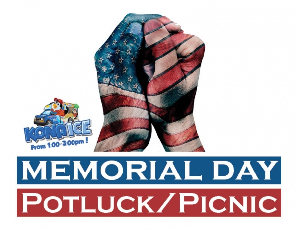 Memorial Day Sunday Potluck/Picnic, May 29, 11:30 - 3:00 pm at Granite Creek